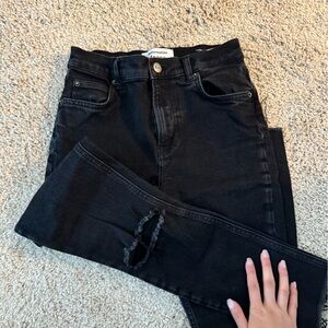 Reformation Distressed Skinny Jeans